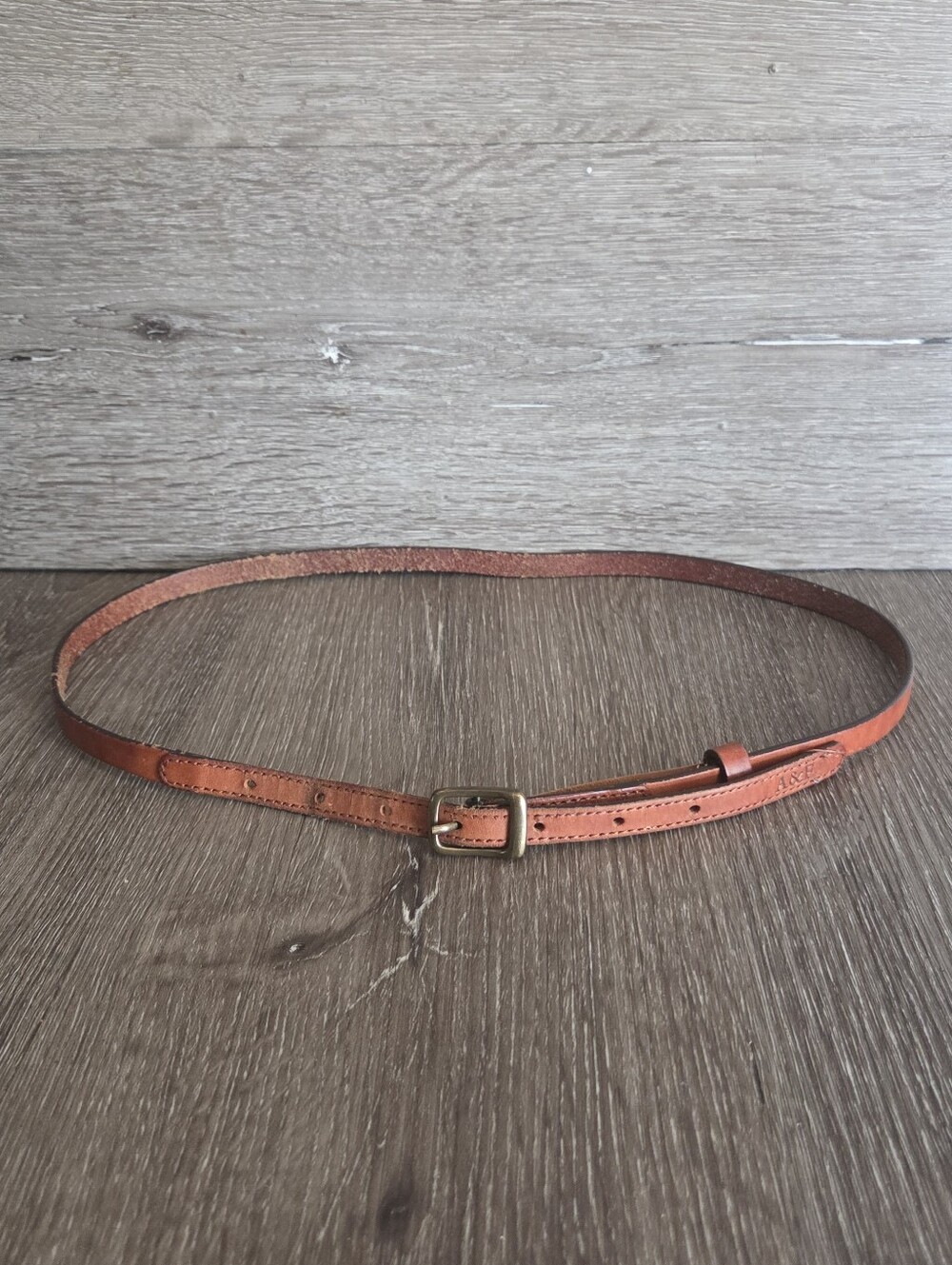 Abercrombie & Fitch Skinny Leather Belt 39.5" Long